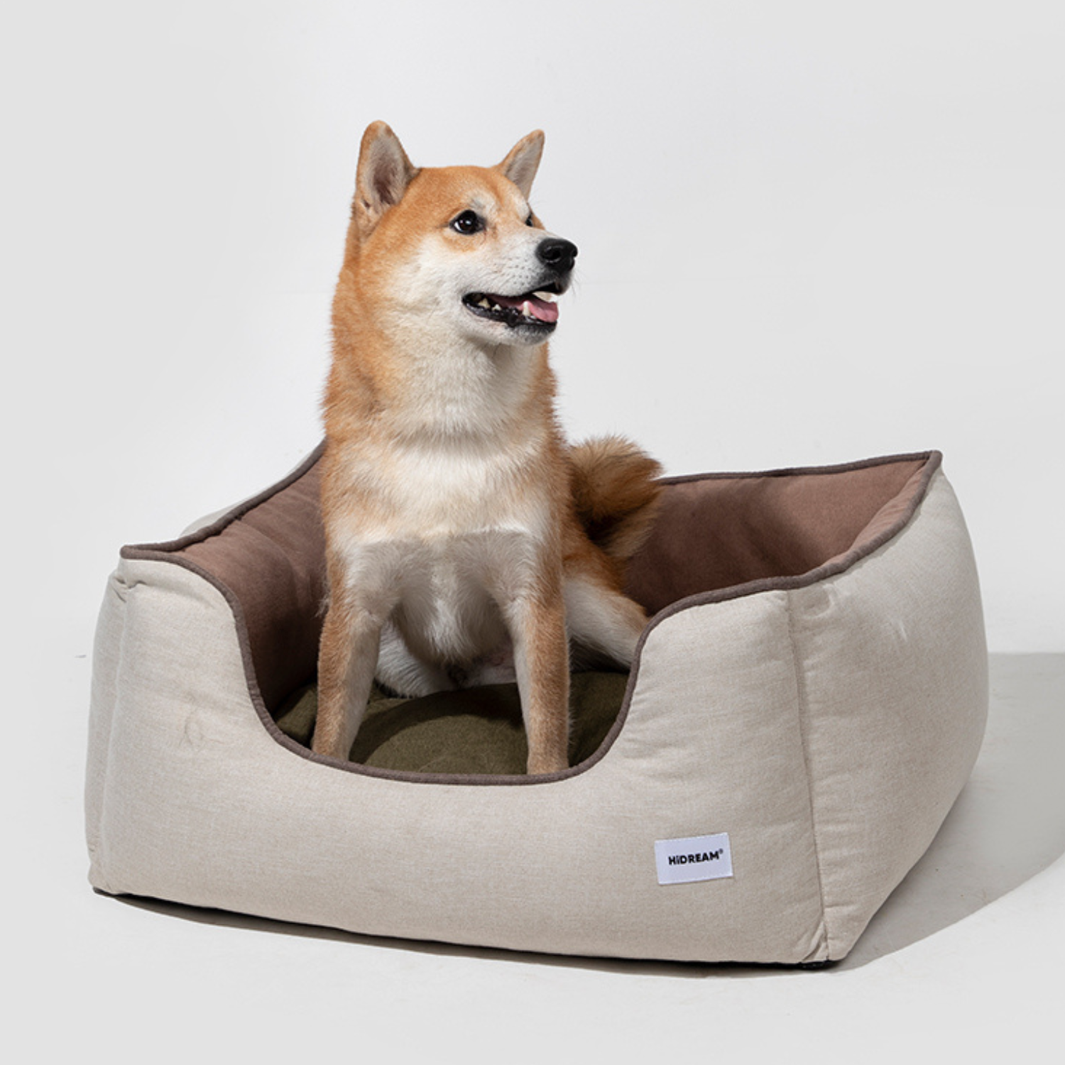 Calming Pet Bed with Washable Cover, Anti Anxiety Pet Beds