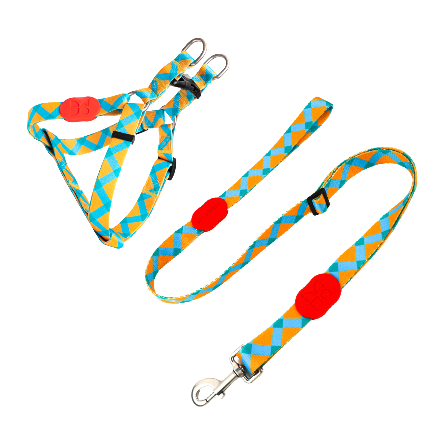 Dog Harness and Leash Set, No Pull Y Shaped Dog Harnesses with Adjustable Leash