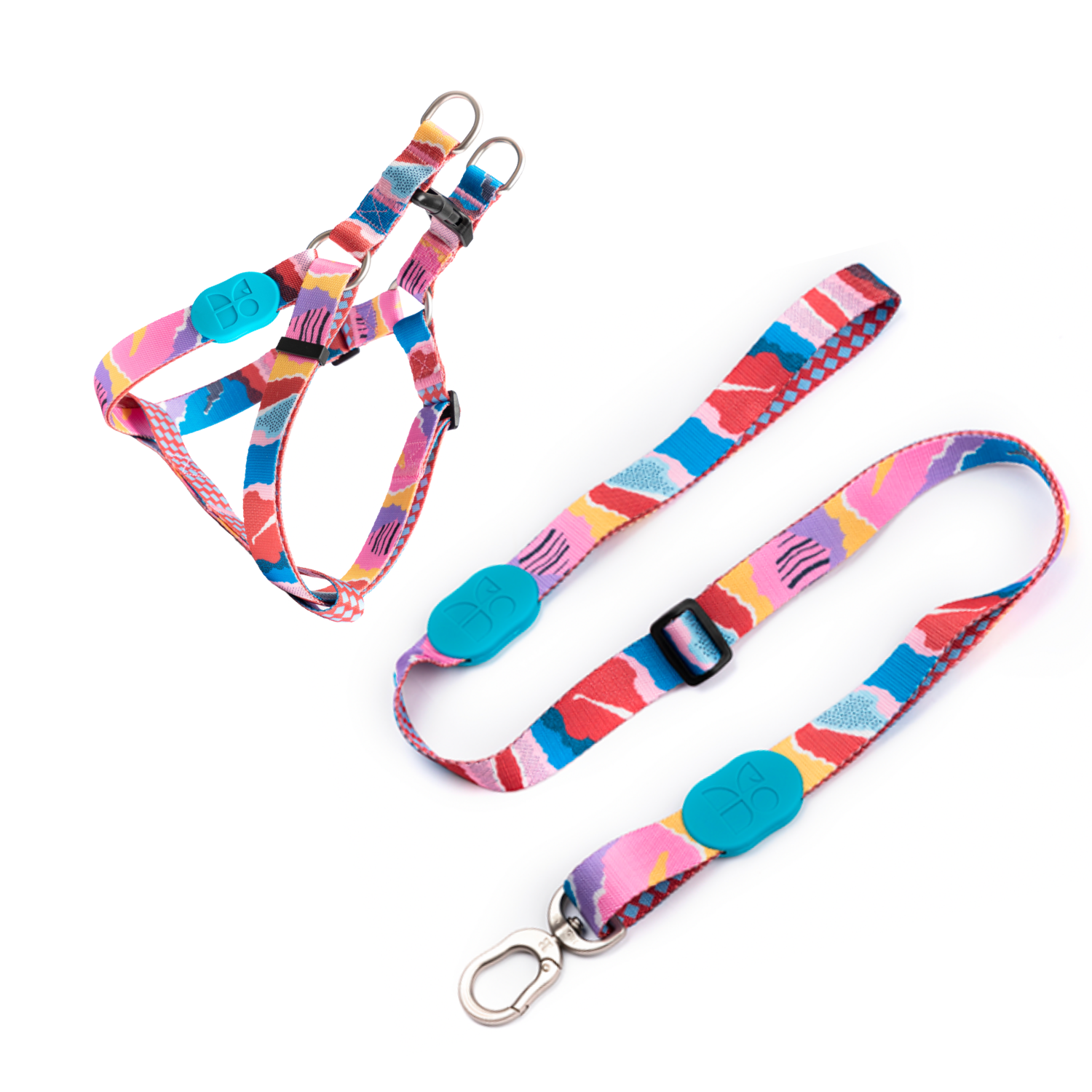 Dog Harness and Leash Set, No Pull Y Shaped Dog Harnesses with Adjustable Leash