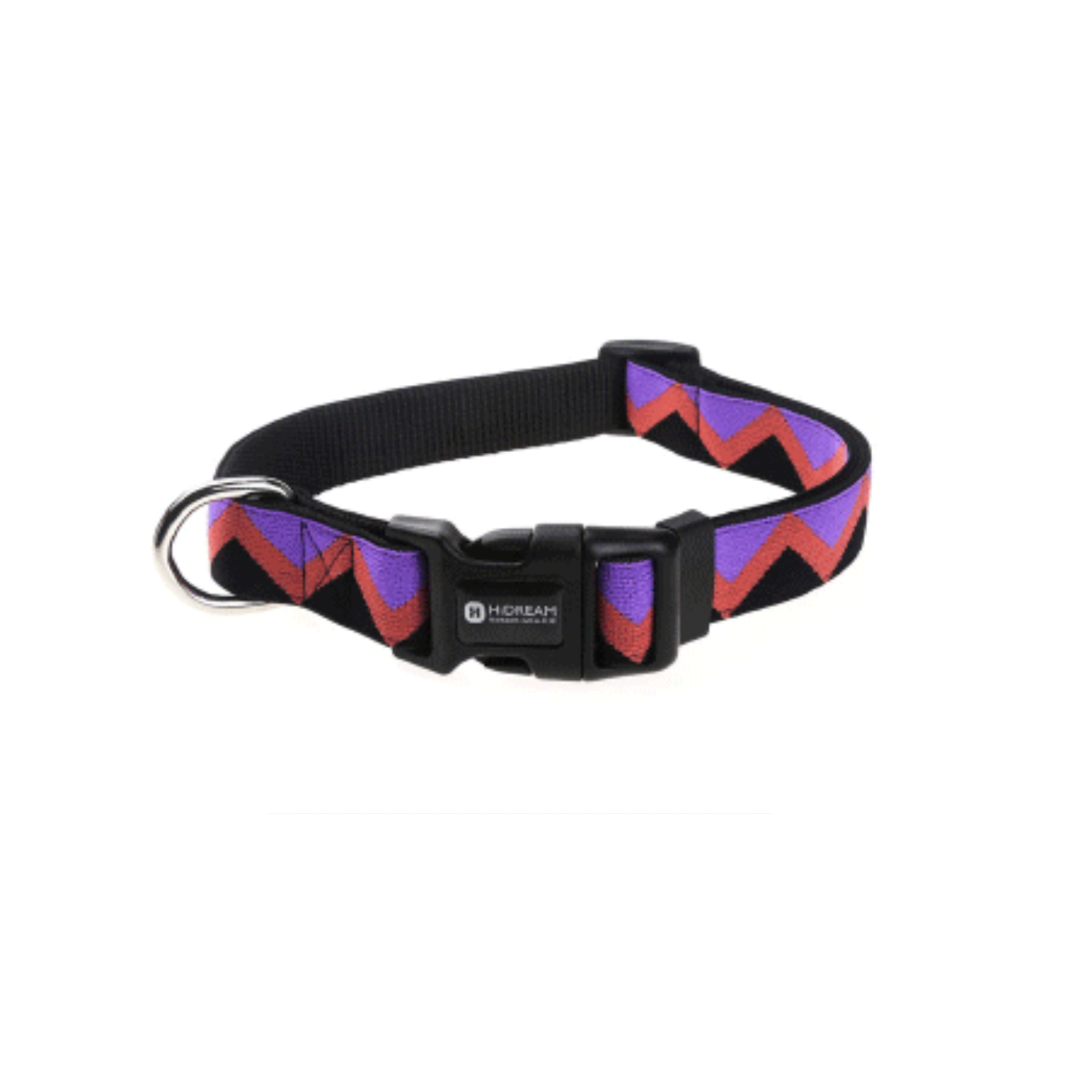 Dog Collar Heavy Duty Adjustable,Rainbow Nylon Dog Collar