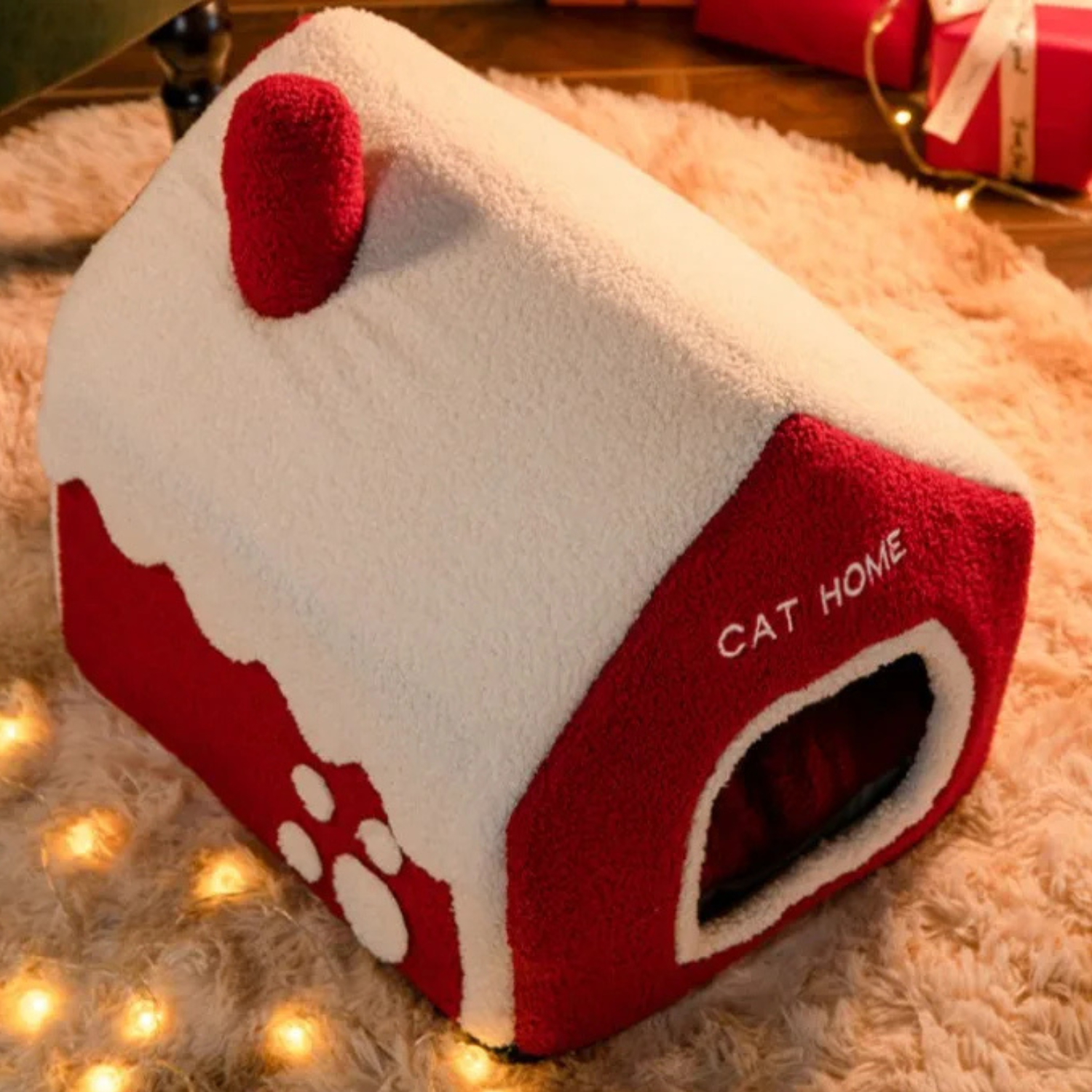 Foldable Christmas Pet House