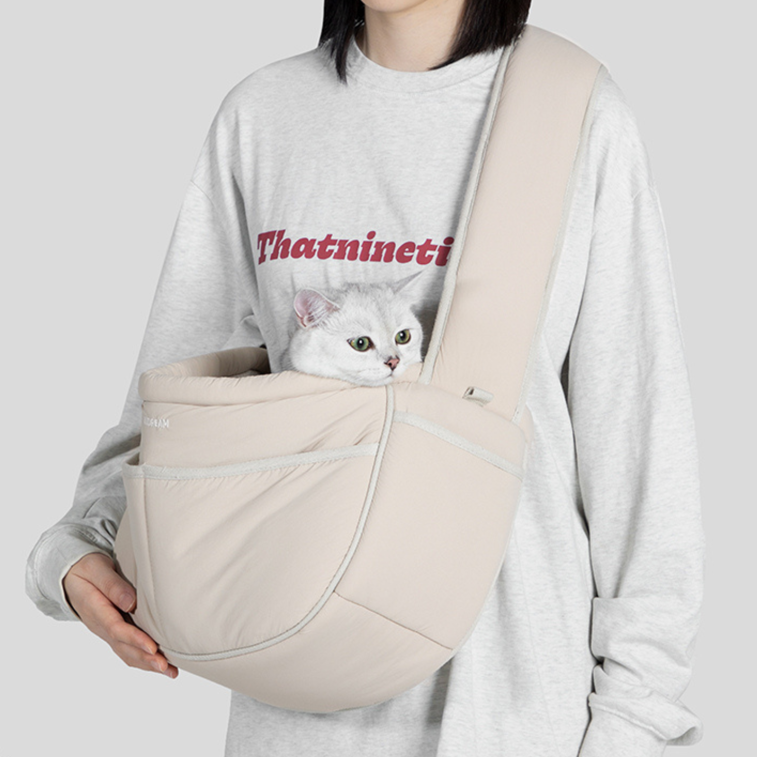 Pet Carrier Sling for Small Dog, Sling Cat Carrier Bag for Outdoor Traveling