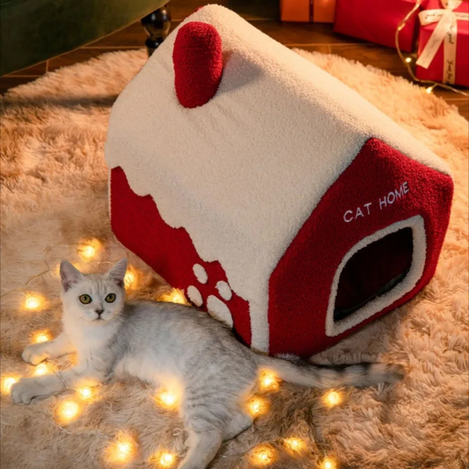 Foldable Christmas Pet House