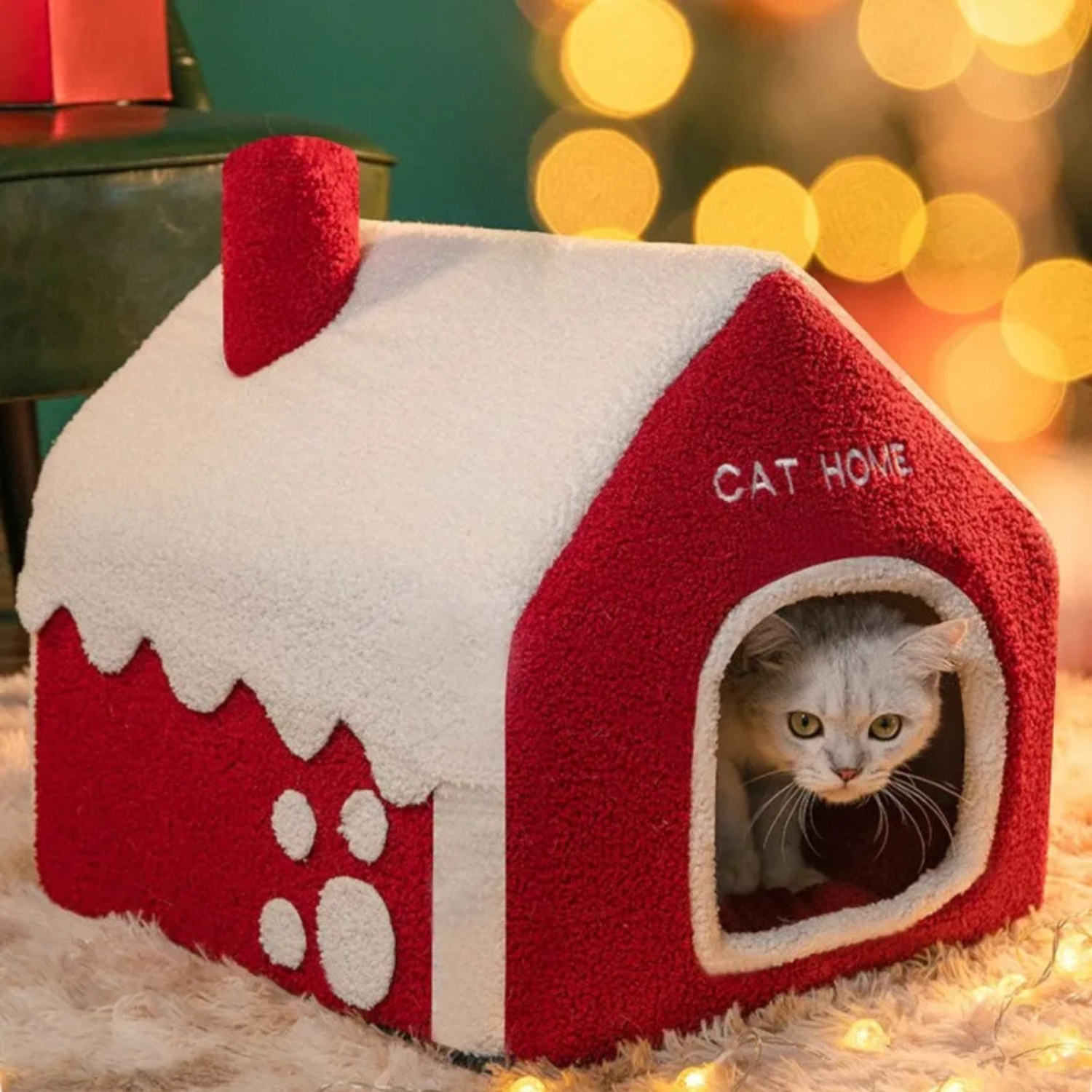 Foldable Christmas Pet House