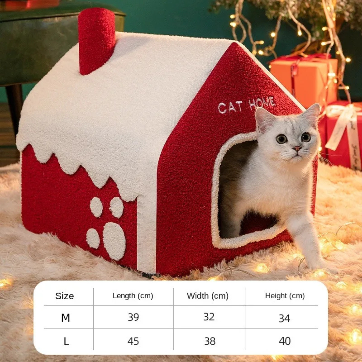 Foldable Christmas Pet House