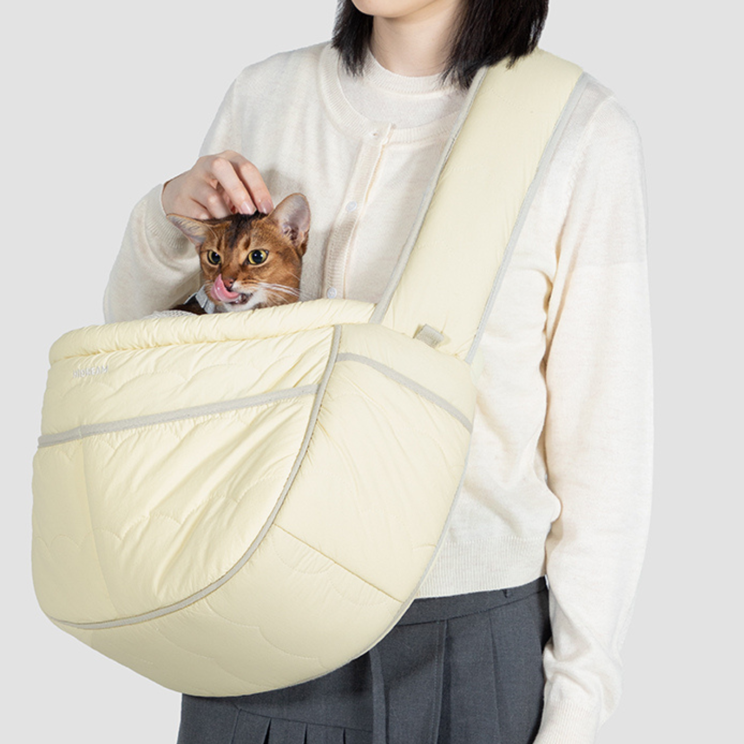 Pet Carrier Sling for Small Dog, Sling Cat Carrier Bag for Outdoor Traveling